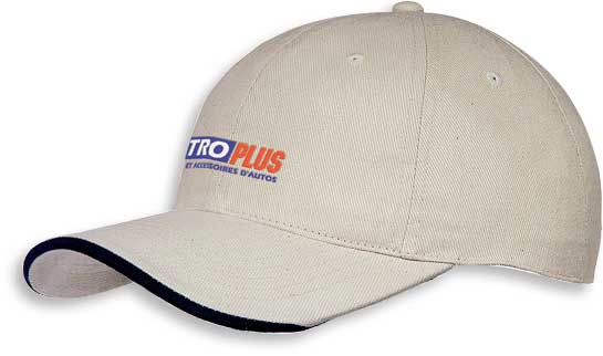 Casquette en sergé de coton brossé ave... Image