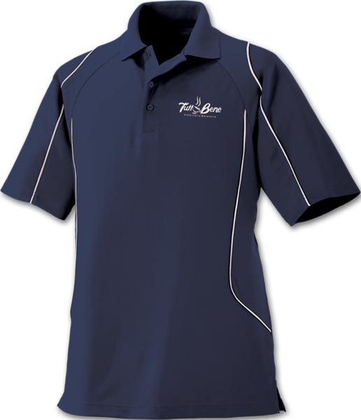 Polo anti-accroc avec passepoil pour hom... Image