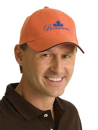 Casquette extensible en coton brossé av... Image