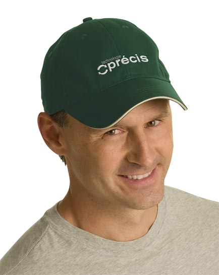 Casquette en coton brossé à visière i... Image
