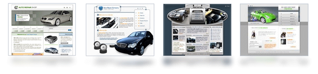 Modèles de sites Web pour le secteur de l’automobile